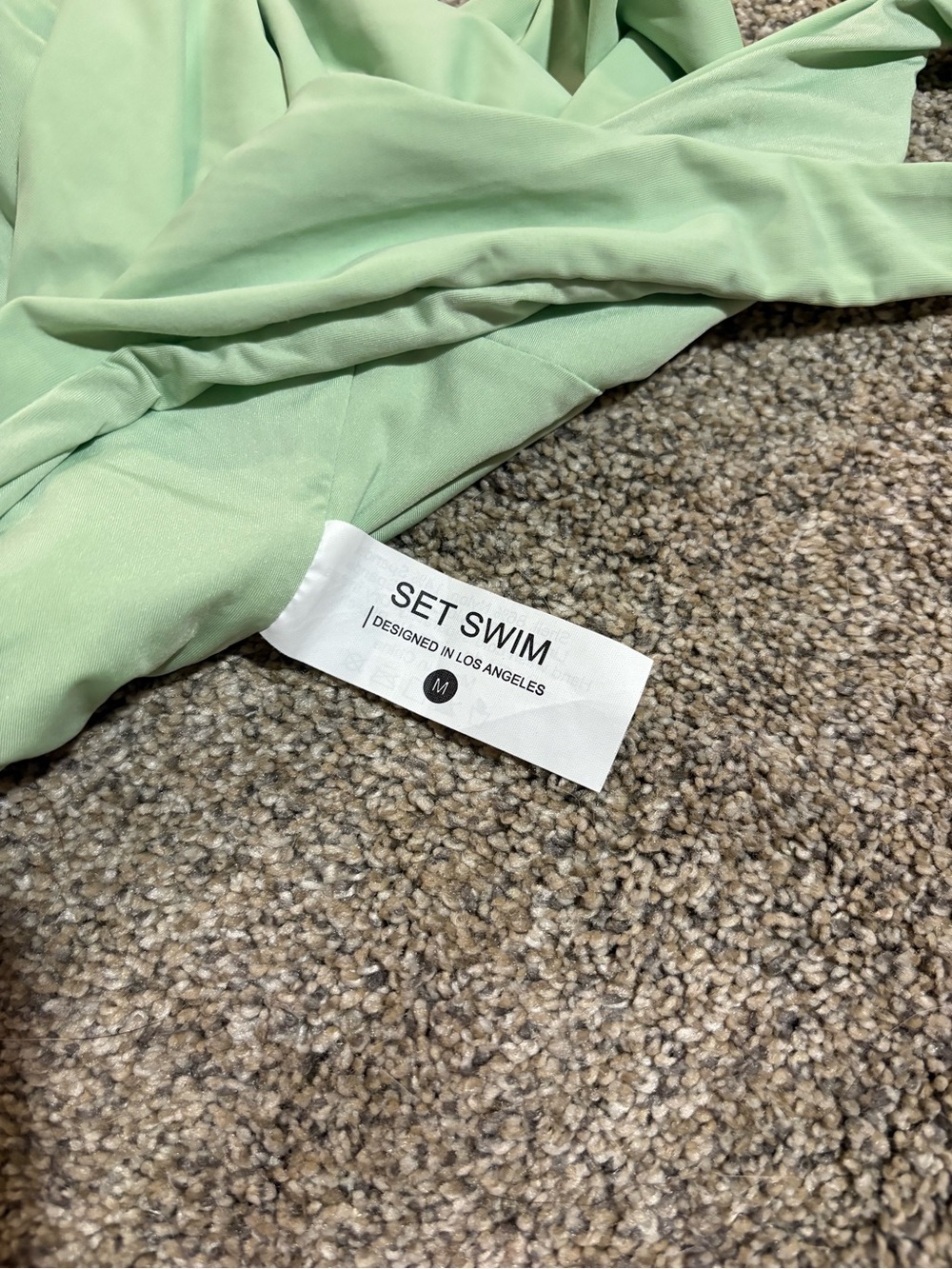 Set active swim one piece mint green medium - Picture 5 of 5